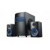 Колонки 2.1 REAL-EL M-550 УЦЕНКА (58Вт, Bluetooth, USB, SD, FM, ДУ)
