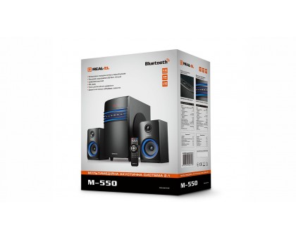 Колонки 2.1 REAL-EL M-550 УЦЕНКА (58Вт, Bluetooth, USB, SD, FM, ДУ) Колонки 2.1 REAL-EL M-550 УЦЕНКА (58Вт, Bluetooth, USB, SD, FM, ДУ)