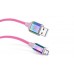 Кабель REAL-EL Premium USB A - Micro USB Rainbow 1m