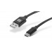 Кабель REAL-EL Premium USB A - Type C Fabric 2m черный