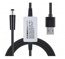 Кабель REAL-EL PWR USB AM DC 5,5/2,1 9v 1m питание 9 вольт от USB