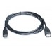 Кабель REAL-EL USB2.0 AM-AF (удлинитель) 3m черный