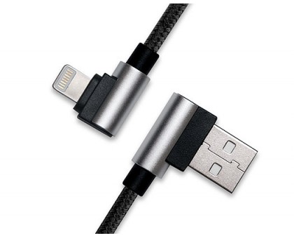 Кабель REAL-EL USB 2.0 Premium AM-8pin (Lightning) 1m черный