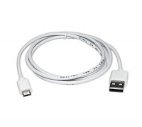 Кабель REAL-EL USB 2.0 Pro AM-microUSB type B 1m белый