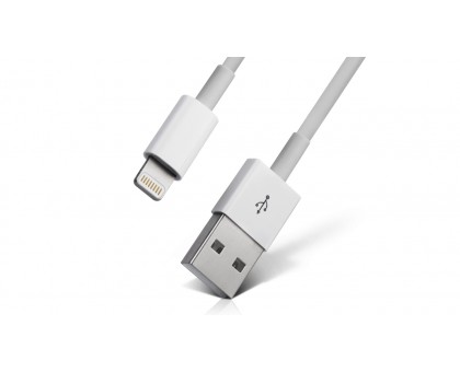 Кабель REAL-EL MFI USB A - Lightning TPE 2m белый