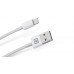 Кабель REAL-EL MFI USB A - Lightning TPE 1m белый