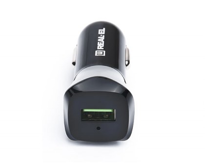Зарядний пристрій REAL-EL CA-30 USB автомобільний Quick Charge 3