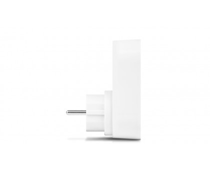 Зарядний USB-пристрій з розеткою REAL-EL CS-20 біло-сірий