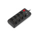 Фільтр-подовжувач REAL-EL RS-PROTECT 805 1.8m чорний