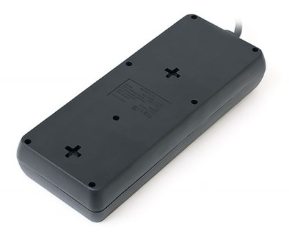Фільтр-подовжувач REAL-EL RS-8 PROTECT USB 1.8m чорний уцінка