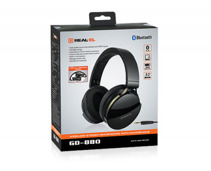 Навушники REAL-EL GD-880 з мікрофоном (Bluetooth)