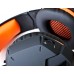 Наушники REAL-EL GDX-7700 SURROUND 7.1 black-orange игровые с микрофоном USB