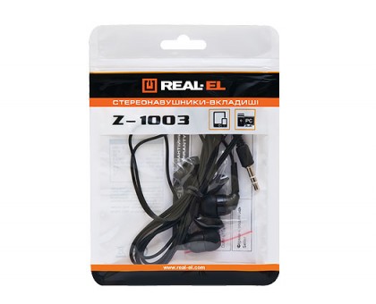 Навушники REAL-EL Z-1003 чорні