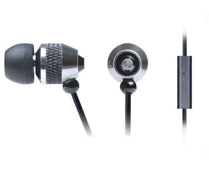 Навушники REAL-EL Z-1500 Mobile BK з мікрофоном чорні 4pin