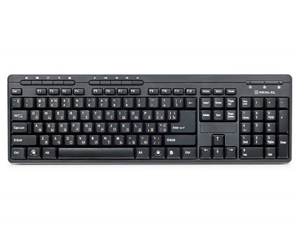 Клавиатура REAL-EL Comfort 7007 USB черная