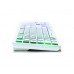 Клавіатура REAL-EL Comfort 7070 Backlit USB біла з підсвічуванням