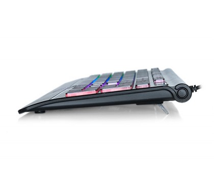 Клавіатура REAL-EL Comfort 8000 Backlit USB чорна з підсвічуванням