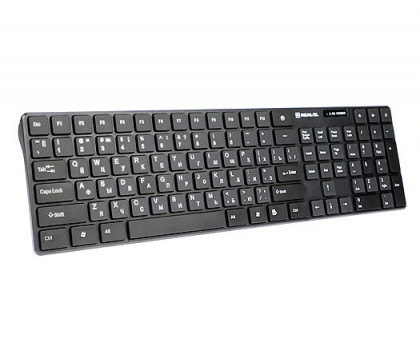 Клавіатура + мишка REAL-EL Comfort 9010 Kit Wireless беспровідні