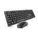 Комплект клавіатура+мишка REAL-EL KIT-507, black дротові USB чорні