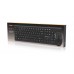 Комплект клавиатура+мышка REAL-EL Kit 511, black проводные USB черные