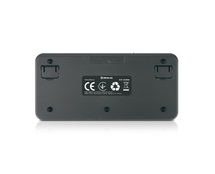 Комплект клавіатура+мишка REAL-EL KIT-635W бездротовий 2.4GHz та Bluetooth на акумуляторах Type-C