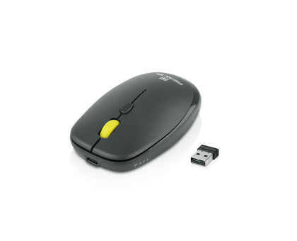 Комплект клавіатура+мишка REAL-EL KIT-635W бездротовий 2.4GHz та Bluetooth на акумуляторах Type-C