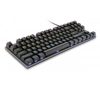 Клавиатура REAL-EL M 05 grey механическая игровая с подсветкой