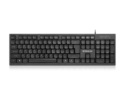 Клавіатура REAL-EL RK-510 USB Black чорна