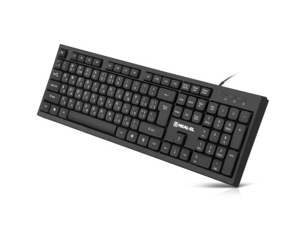 Клавіатура REAL-EL RK-510 USB Black чорна