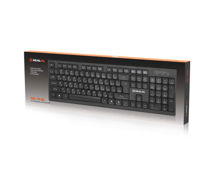 Клавіатура REAL-EL RK-510 USB Black чорна
