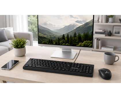 Клавіатура REAL-EL RK-510 USB Black чорна