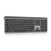 Клавіатура REAL-EL RK-737W бездротова мультимедійна, 2.4ГГц + Bluetooth, Li-Ion, Type-C, Scissors Key, чорно-сіра