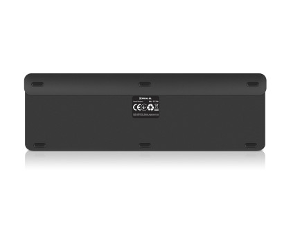 Клавіатура REAL-EL RK-737W бездротова мультимедійна, 2.4ГГц + Bluetooth, Li-Ion, Type-C, Scissors Key, чорно-сіра