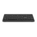 Клавіатура REAL-EL RK-760W бездротова мультимедійна, 2.4 ГГц, Li-Ion, USB Type-C, чорна
