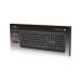 Клавіатура REAL-EL RK-760W бездротова мультимедійна, 2.4 ГГц, Li-Ion, USB Type-C, чорна