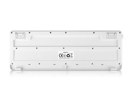 Клавіатура REAL-EL RK-761W бездротова мультимедійна, 2.4 ГГц, Li-Ion, USB Type-C, біла