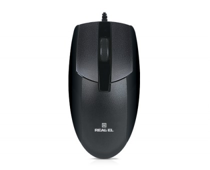 Клавиатура + мышка REAL-EL Standard 505 Kit черные