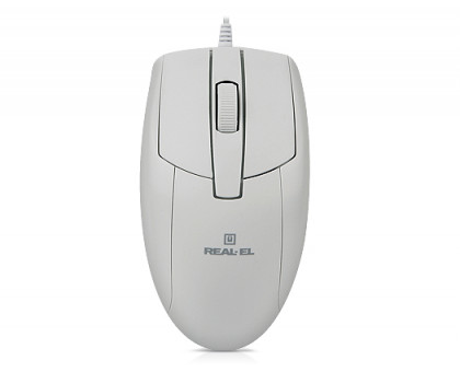Клавиатура + мышка REAL-EL Standard 505 Kit белые