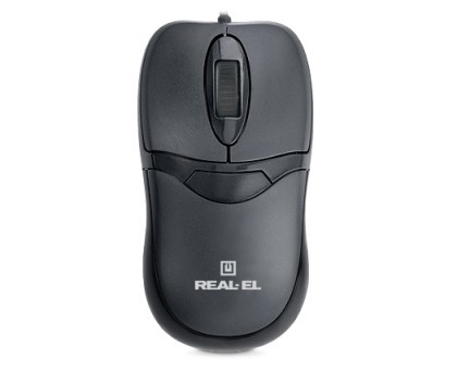 Клавиатура + мышка REAL-EL Standard 510 Kit черные