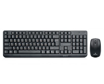 Клавіатура + мишка REAL-EL Standard 555 Kit Wireless беспровідні