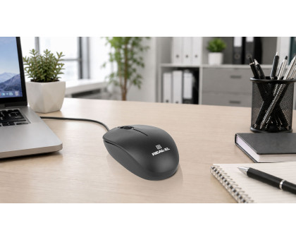 Мишка REAL-EL RM-206 USB чорна