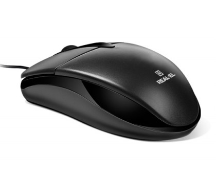 Мышка REAL-EL RM-211 USB черная