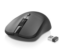 Мишка REAL-EL RM-307W, бездротова, чорна