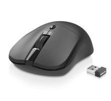 Мишка REAL-EL RM-307W, бездротова, чорна