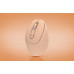 Мишка REAL-EL RM-370W, бездротова, вбудований акумулятор, тиха, бежева