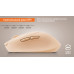 Мишка REAL-EL RM-370W, бездротова, вбудований акумулятор, тиха, бежева