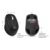 Мишка REAL-EL RM-380W, бездротова, вбудований акумулятор, тиха, чорна