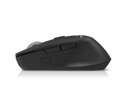Мишка REAL-EL RM-380W, бездротова, вбудований акумулятор, тиха, чорна