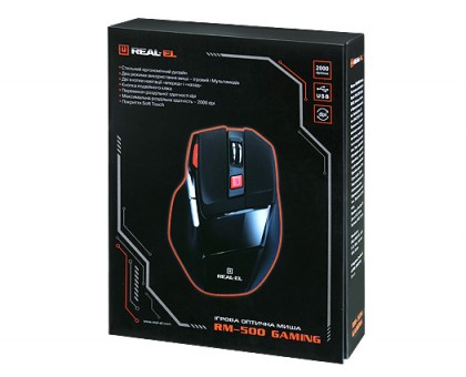 Мышка REAL-EL RM-500 Gaming