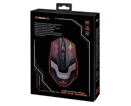 Мышка REAL-EL RM-510 Gaming